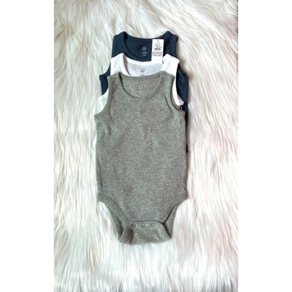 Baby First Favorite Ribbed Tank Bodysuit - Picture 3 of 4